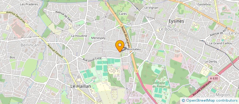 localisation de l'entreprise SCI CHATELOU  EYSINES