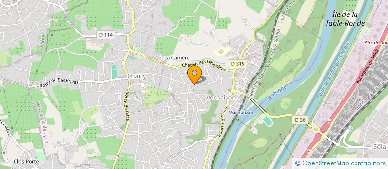 localisation de l'entreprise SCI CHATEZO  VERNAISON