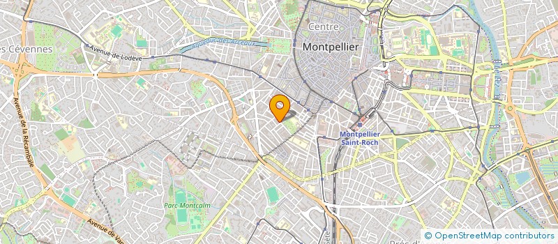 localisation de l'entreprise SCI CHATHOLAU  MONTPELLIER