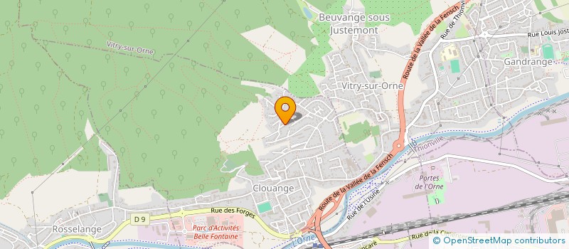 localisation de l'entreprise SCI CHATILLION  CLOUANGE