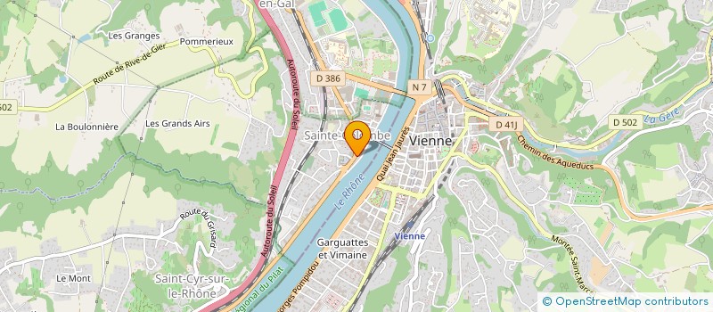 localisation de l'entreprise SCI CHATILLON  SAINTE-COLOMBE