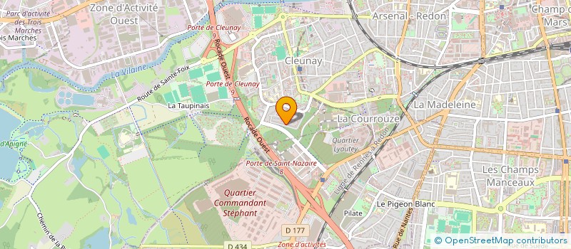localisation de l'entreprise SCI CHATILLON  RENNES