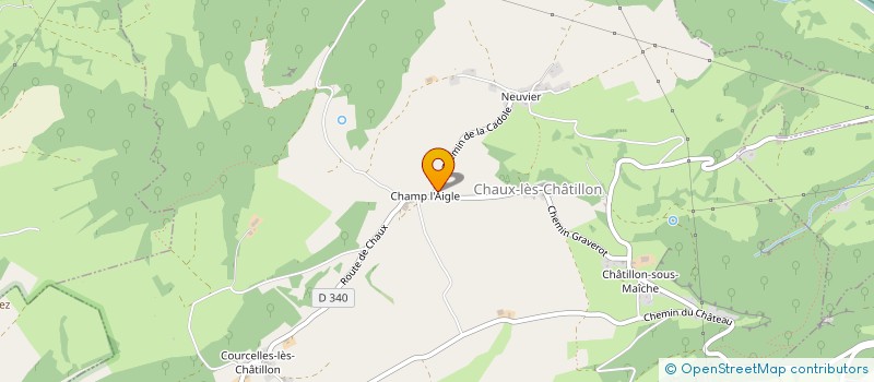 localisation de l'entreprise SCI CHATILLON  SAINT-HIPPOLYTE