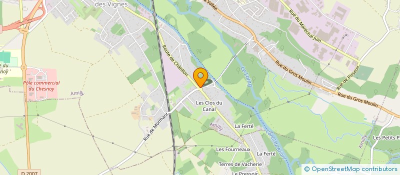 localisation de l'entreprise SCI CHATILLON à MONTARGIS