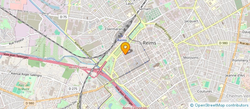 localisation de l'entreprise SCI CHATIVESLE  REIMS