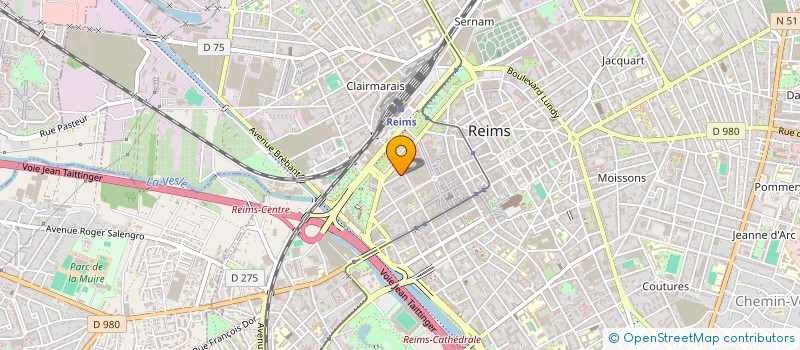 localisation de l'entreprise SCI CHATIVESLE UNION  REIMS