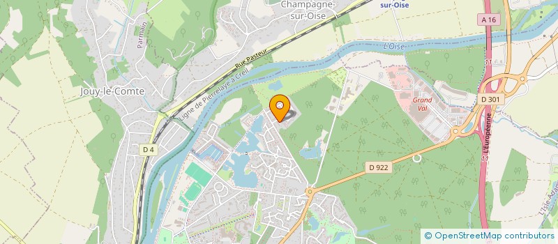 localisation de l'entreprise SCI CHATKA  L'ISLE-ADAM