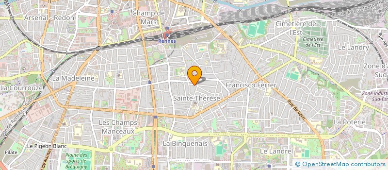 localisation de l'entreprise SCI CHATMIGNON  RENNES
