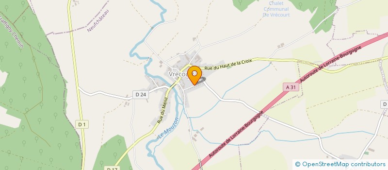 localisation de l'entreprise SCI CHATMOUNE  VRECOURT