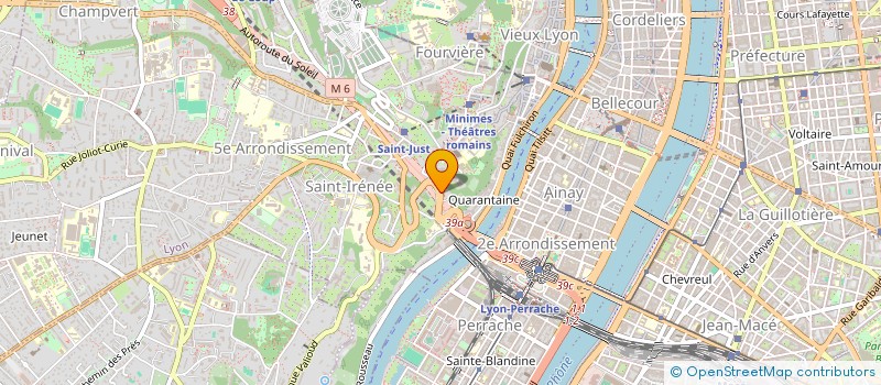 localisation de l'entreprise SCI CHATO  LYON 5EME