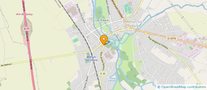 localisation de l'entreprise SCI CHATO  MEHUN-SUR-YEVRE