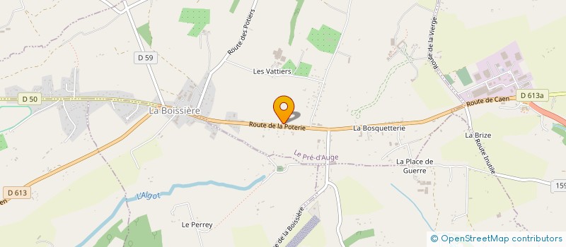 localisation de l'entreprise SCI CHATO à LE PRE D'AUGE