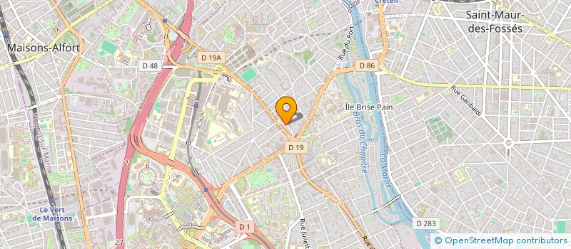 localisation de l'entreprise SCI CHATOINE à CRETEIL
