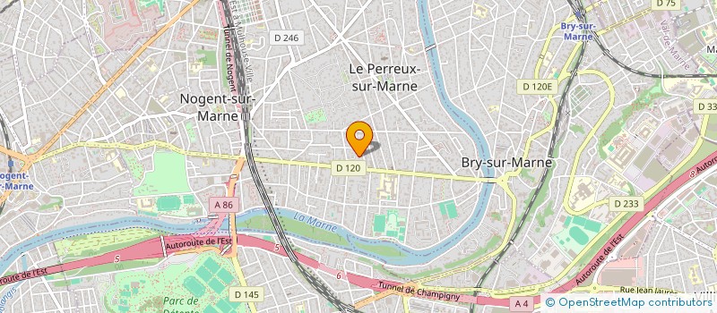 localisation de l'entreprise SCI CHATOPAILLE  LE PERREUX-SUR-MARNE