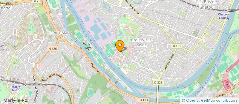 localisation de l'entreprise SCI CHATOU RAMBAUD  CROISSY-SUR-SEINE