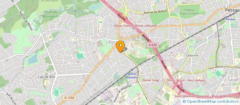 localisation de l'entreprise SCI CHATRAOUI  PESSAC