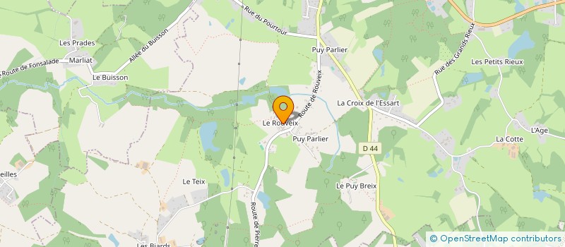 localisation de l'entreprise SCI CHATREIX à SAINT-JUST-LE-MARTEL