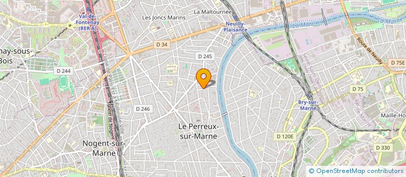 localisation de l'entreprise SCI CHATRY  LE PERREUX-SUR-MARNE