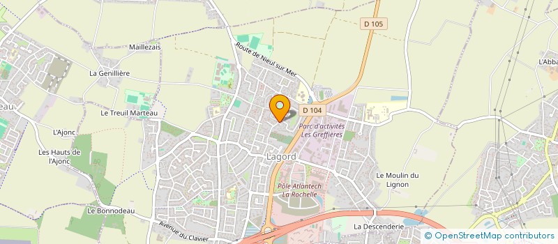 localisation de l'entreprise SCI CHAUBERT  LAGORD