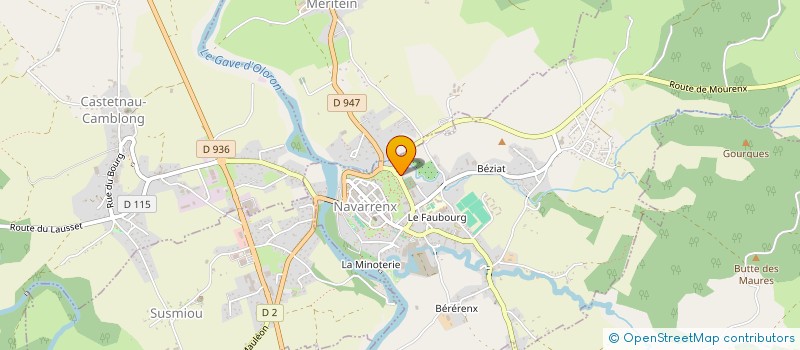 localisation de l'entreprise SCI CHAUBERT  NAVARRENX