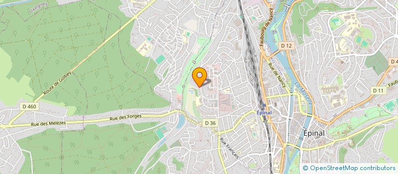 localisation de l'entreprise SCI CHAUBET à EPINAL