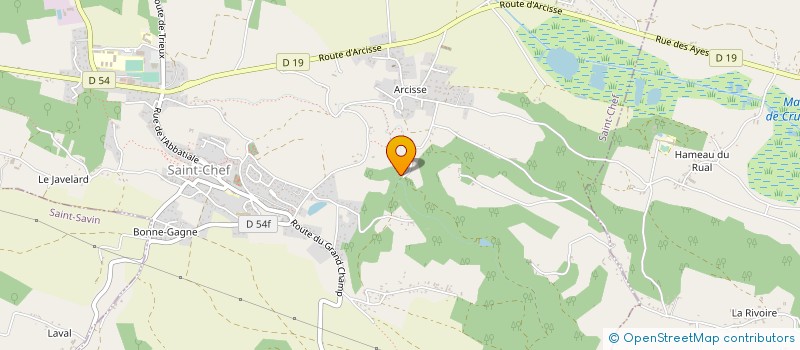 localisation de l'entreprise SCI CHAUD'ANNE  SAINT-CHEF