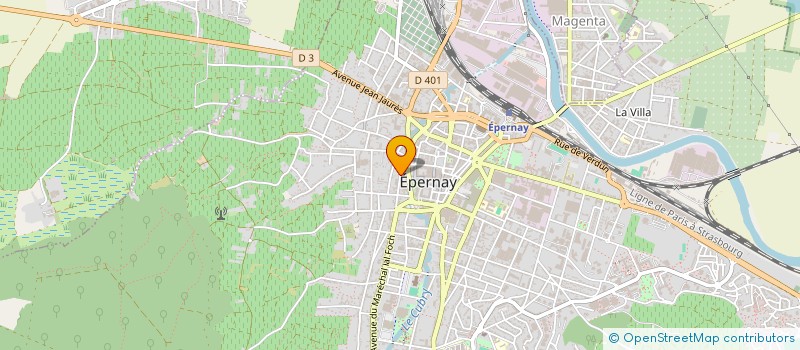 localisation de l'entreprise SCI CHAUDE RUELLE à EPERNAY