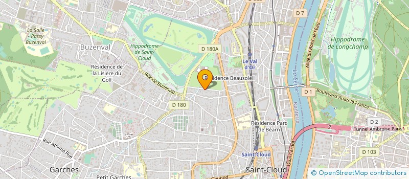 localisation de l'entreprise SCI CHAUDRON à SAINT-CLOUD