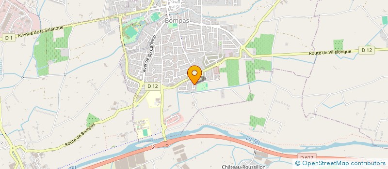 localisation de l'entreprise SCI CHAUFFARD ET CIE à BOMPAS