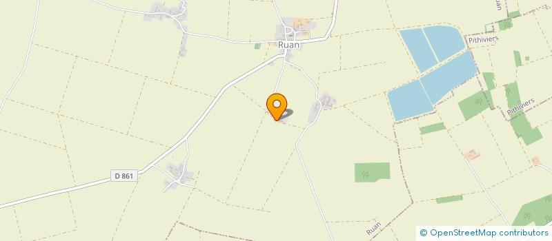 localisation de l'entreprise SCI CHAUFFETON à RUAN