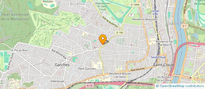 localisation de l'entreprise SCI CHAULET à GARCHES