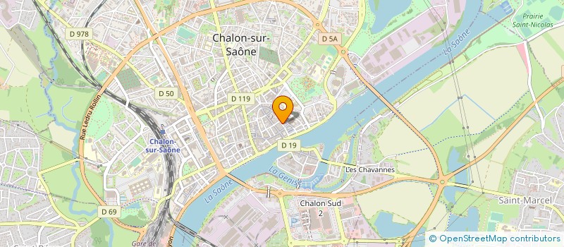 localisation de l'entreprise SCI CHAULIAC  CHALON-SUR-SAONE