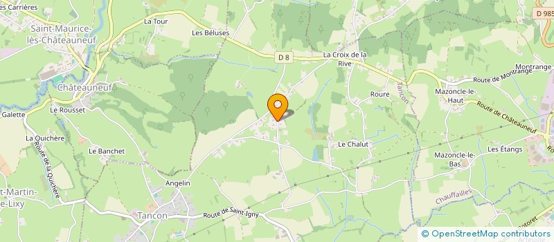 localisation de l'entreprise SCI CHAULO  TANCON