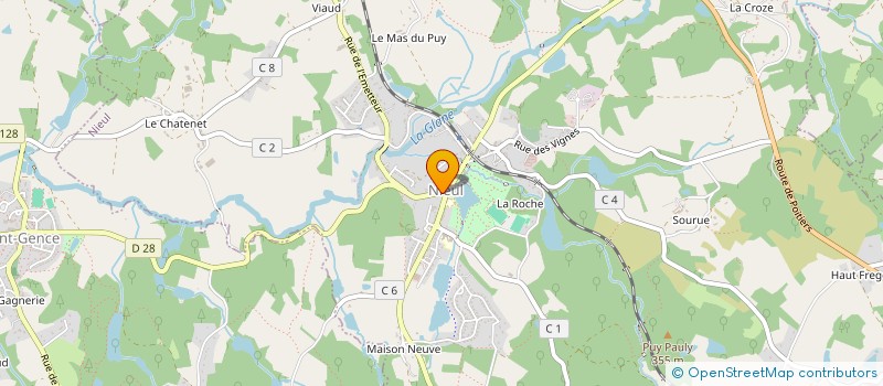 localisation de l'entreprise SCI CHAULOUBRUN à NIEUL