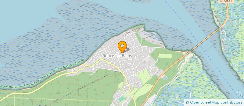 localisation de l'entreprise SCI CHAUME FSQA  LA TREMBLADE