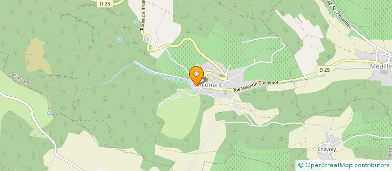 localisation de l'entreprise SCI CHAUMES  ARCENANT