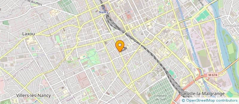 localisation de l'entreprise SCI CHAUMET  NANCY