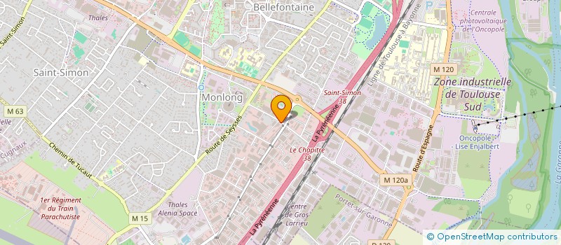 localisation de l'entreprise SCI CHAUMET & FILS à TOULOUSE