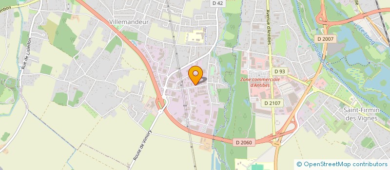 localisation de l'entreprise SCI CHAUMETTE à VILLEMANDEUR