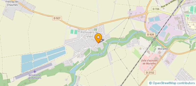 localisation de l'entreprise SCI CHAUMETTE IMMOBILIER  PITHIVIERS-LE-VIEIL