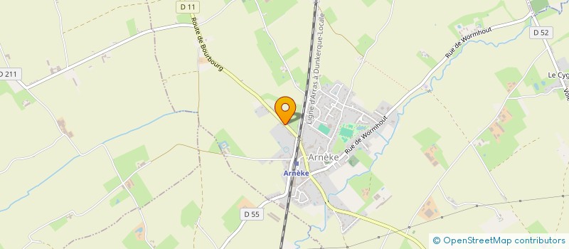 localisation de l'entreprise SCI CHAUMIERE  ARNEKE