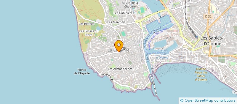 localisation de l'entreprise SCI CHAUMOISE à LES SABLES D'OLONNE