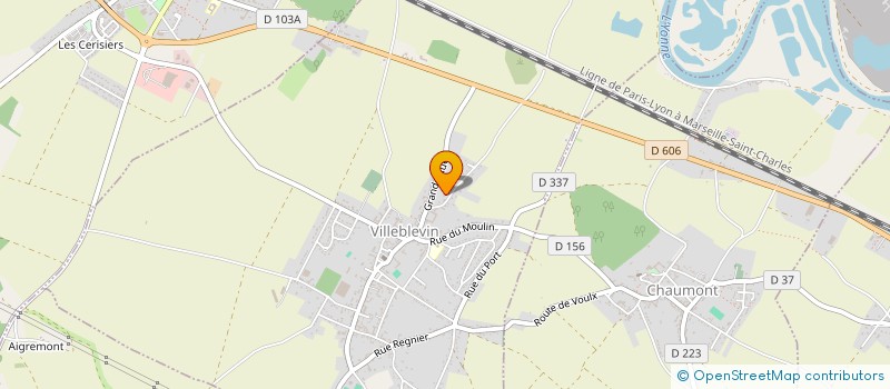 localisation de l'entreprise SCI CHAUMONT  CHAUMONT