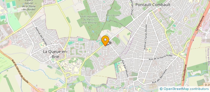 localisation de l'entreprise SCI CHAUMONT  LA QUEUE-EN-BRIE