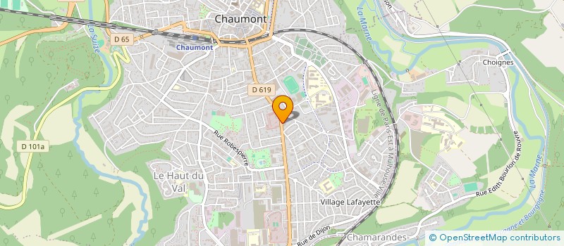 localisation de l'entreprise SCI CHAUMONT CHOIGNES à CHAUMONT