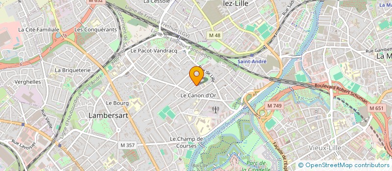 localisation de l'entreprise SCI CHAUMONT-DUBOIS à LAMBERSART