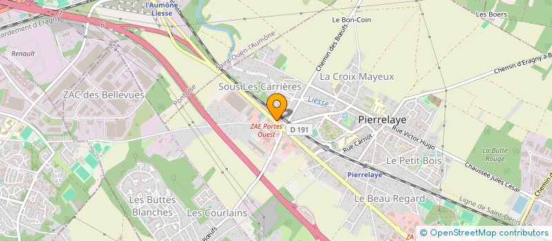 localisation de l'entreprise SCI CHAUMONT EN VEXIN  PIERRELAYE