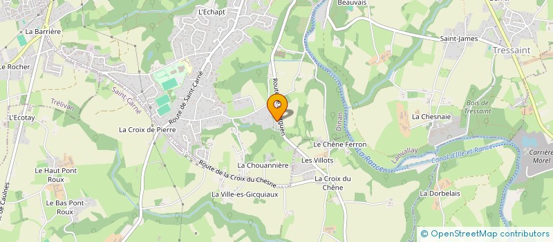 localisation de l'entreprise SCI CHAUMONT HERMON  DINAN