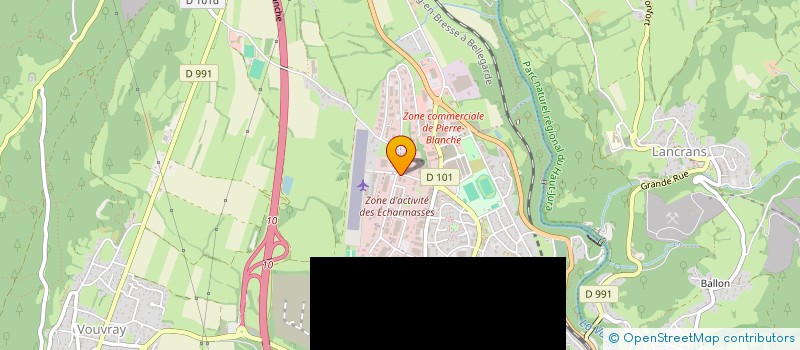 localisation de l'entreprise SCI CHAUMONTET à VALSERHONE