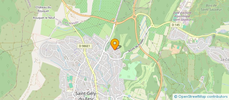 localisation de l'entreprise SCI CHAUPALO  SAINT-GELY-DU-FESC